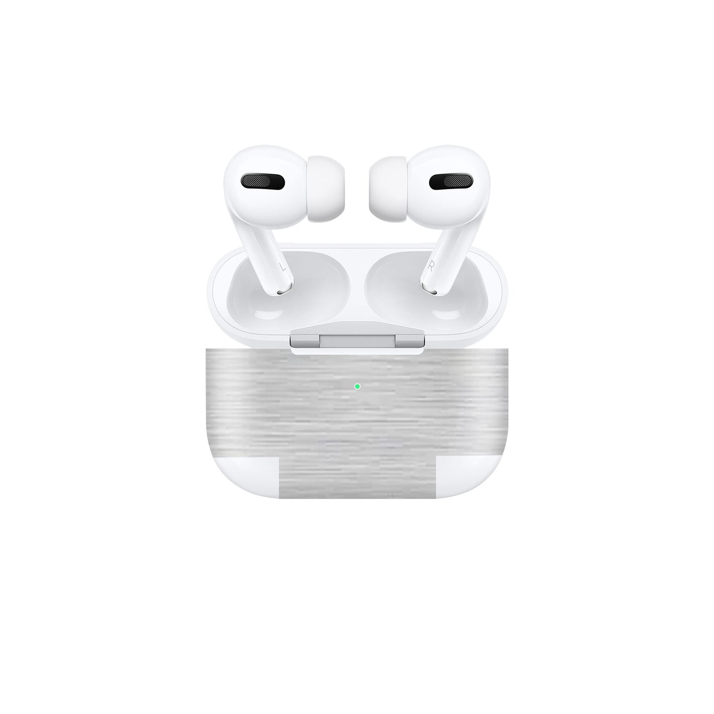Folie de protectie AirPods Pro 2, eSkins Elegans, Skin Metalic Gri