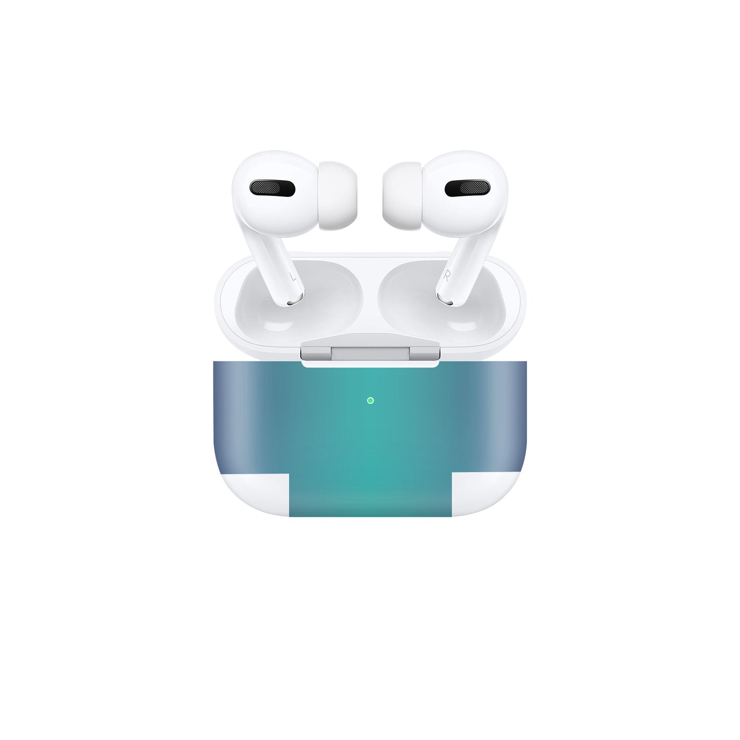 Folie de protectie AirPods Pro 2, eSkins Unique, Skin Cameleon Turcoaz-Lavanda