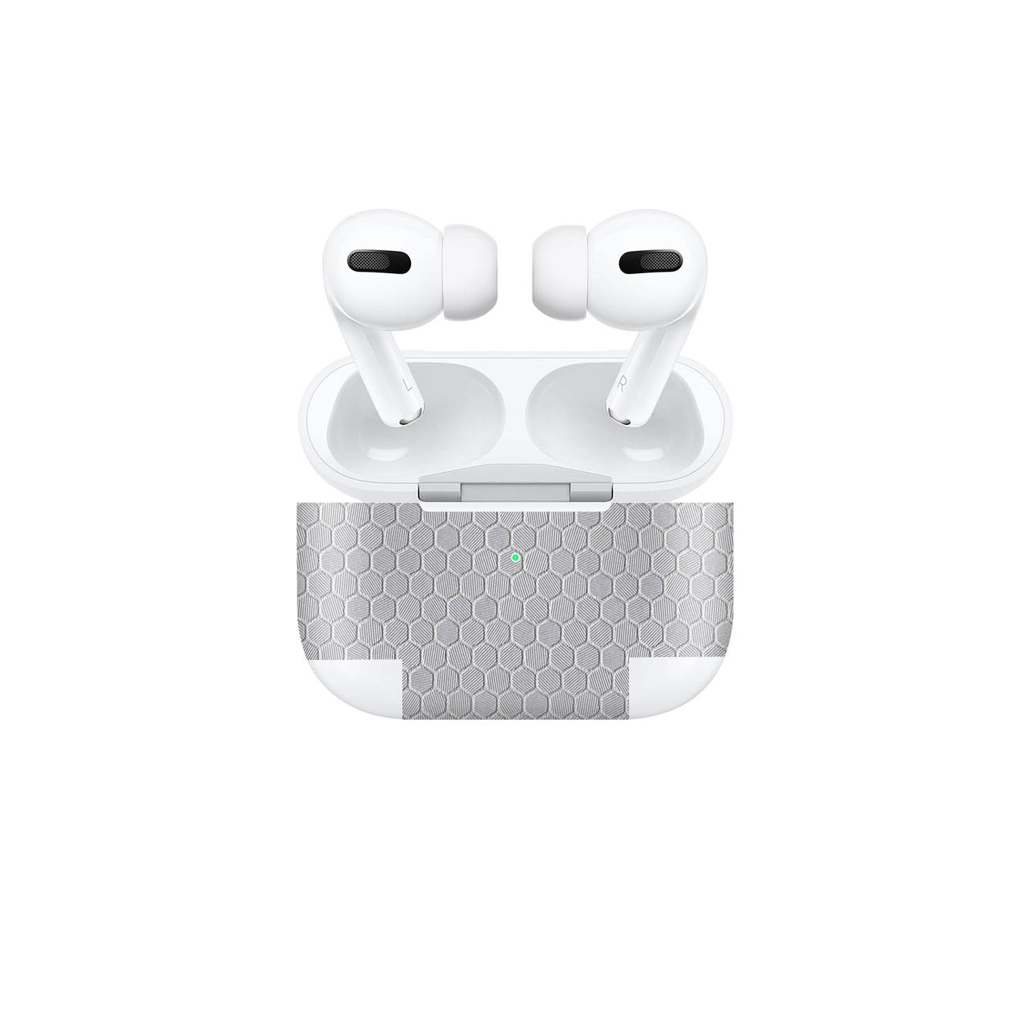 Folie de protectie AirPods Pro, eSkins Elegans, Skin Honeycomb Gri