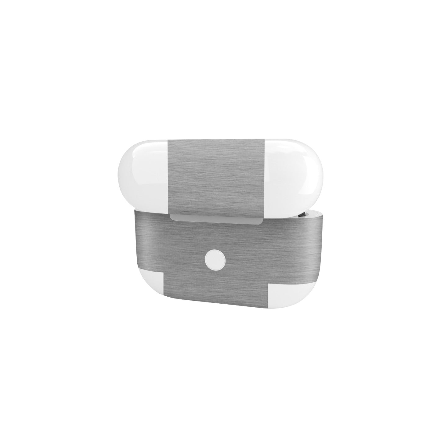 Folie de protectie AirPods Pro, eSkins Elegans, Skin Metalic Grafit