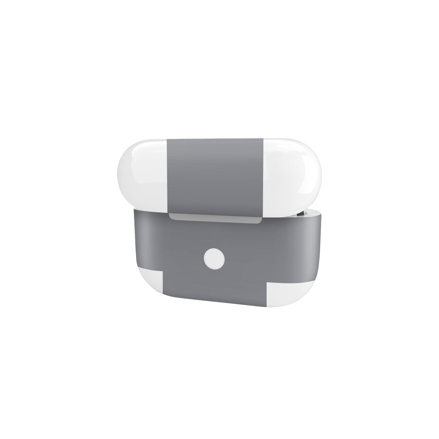 Folie de protectie AirPods Pro, eSkins Unique, Skin Mat Gri