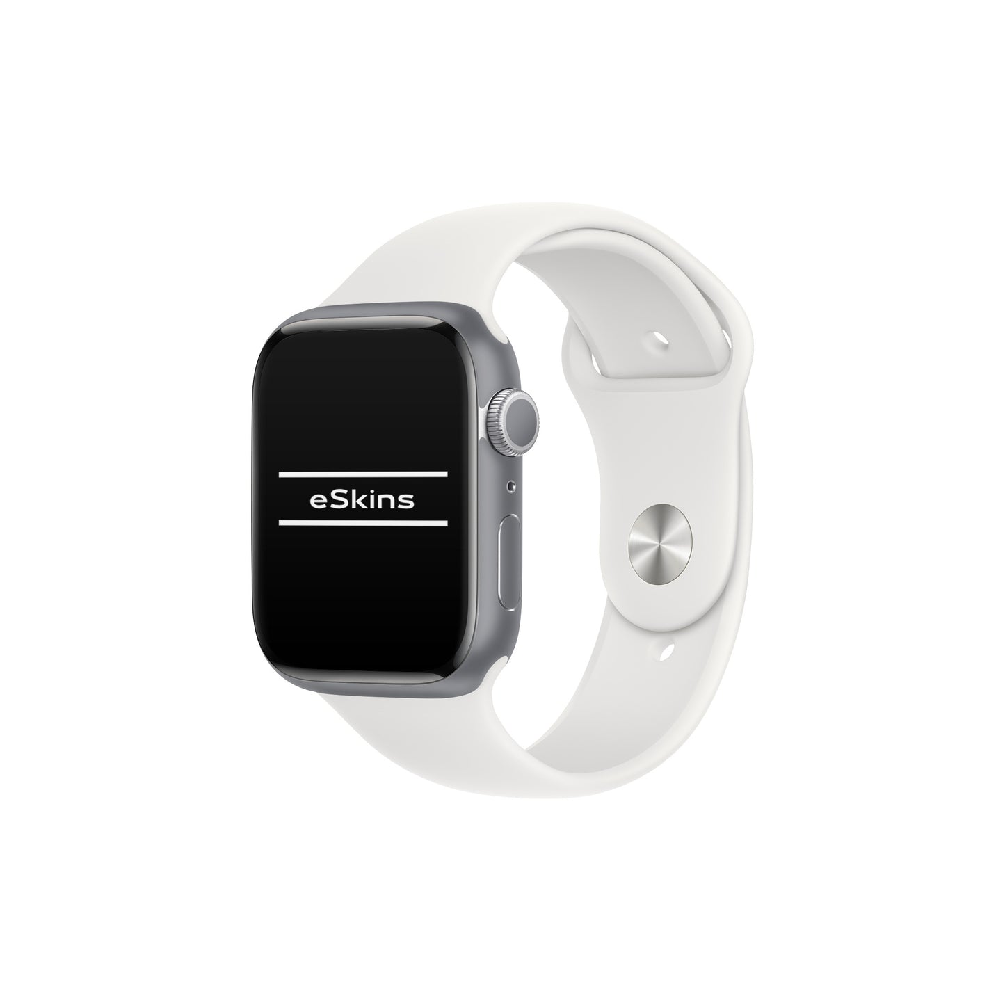 Folie de protectie Apple Watch 4, eSkins Unique, Skin Mat Gri