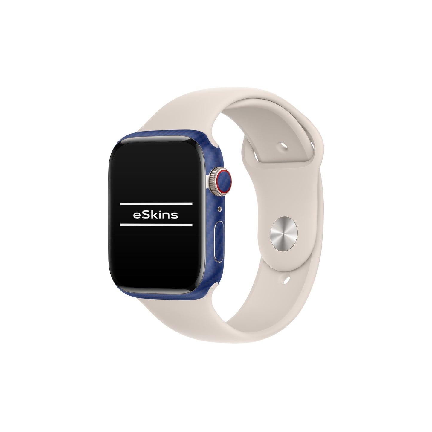 Skin Apple Watch SE 2, Carbon 3D Blue