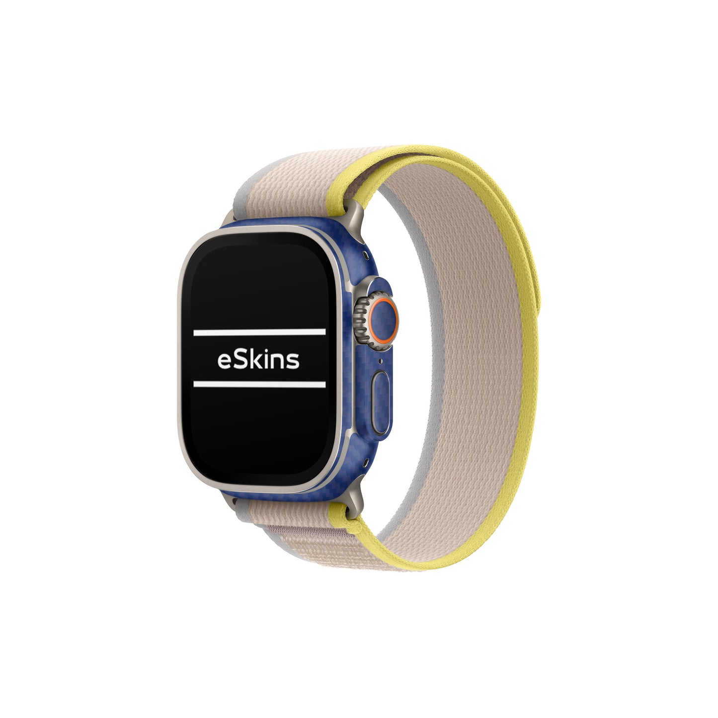 Skin Apple Watch Ultra 2, 49 mm, Carbon 3D Blue