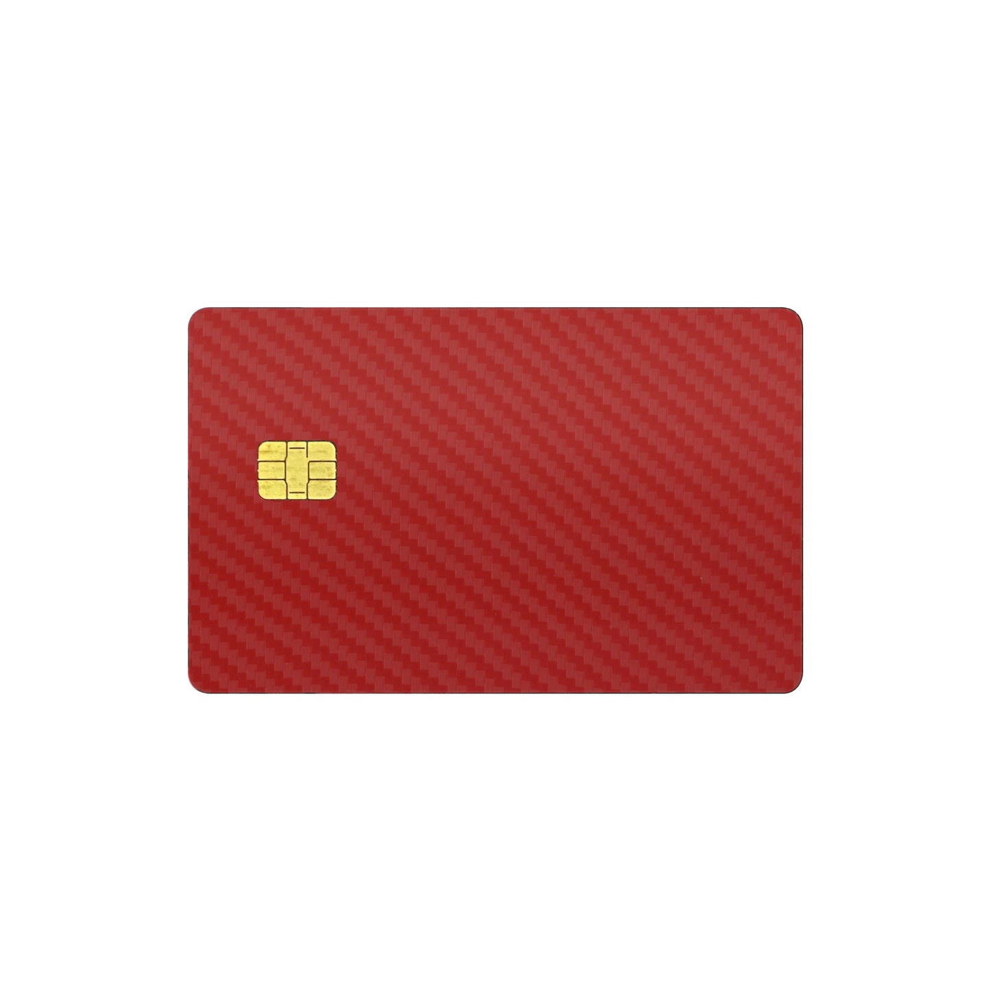 Skin Card Debit - Credit, Carbon 3D Red