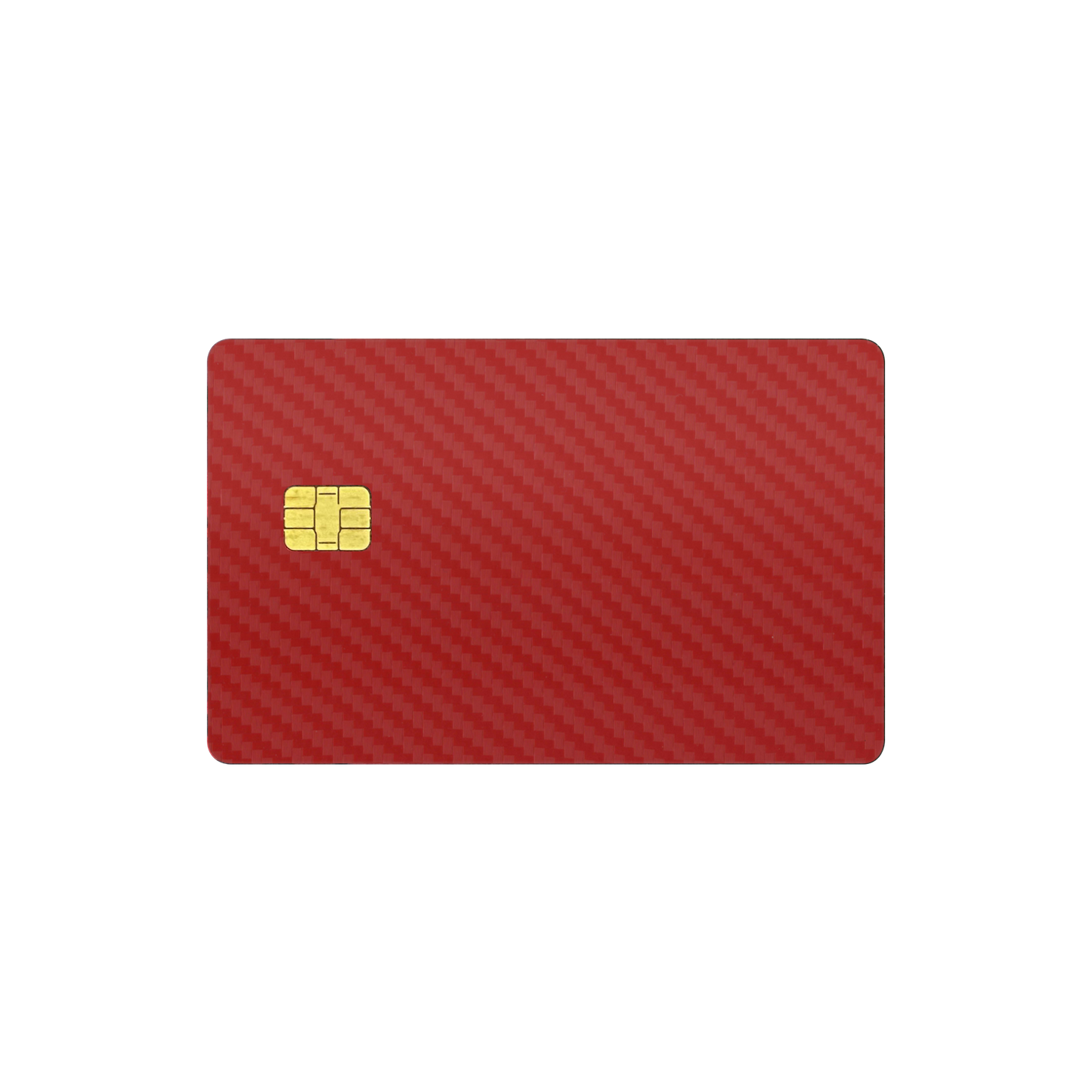 Skin Card Debit - Credit, Carbon 3D Red