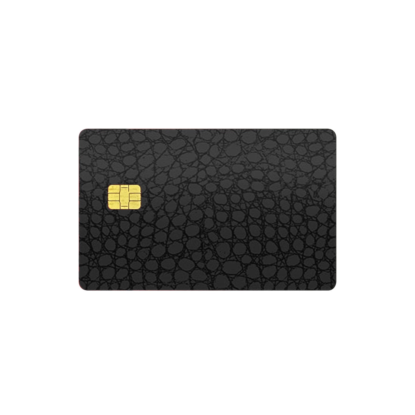 Skin Card Debit - Credit, Croco 3D Black