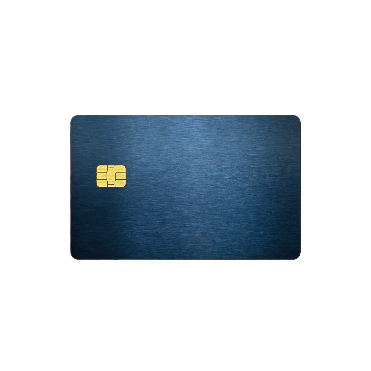 Skin Card Debit - Credit, Metallic 3D Blue