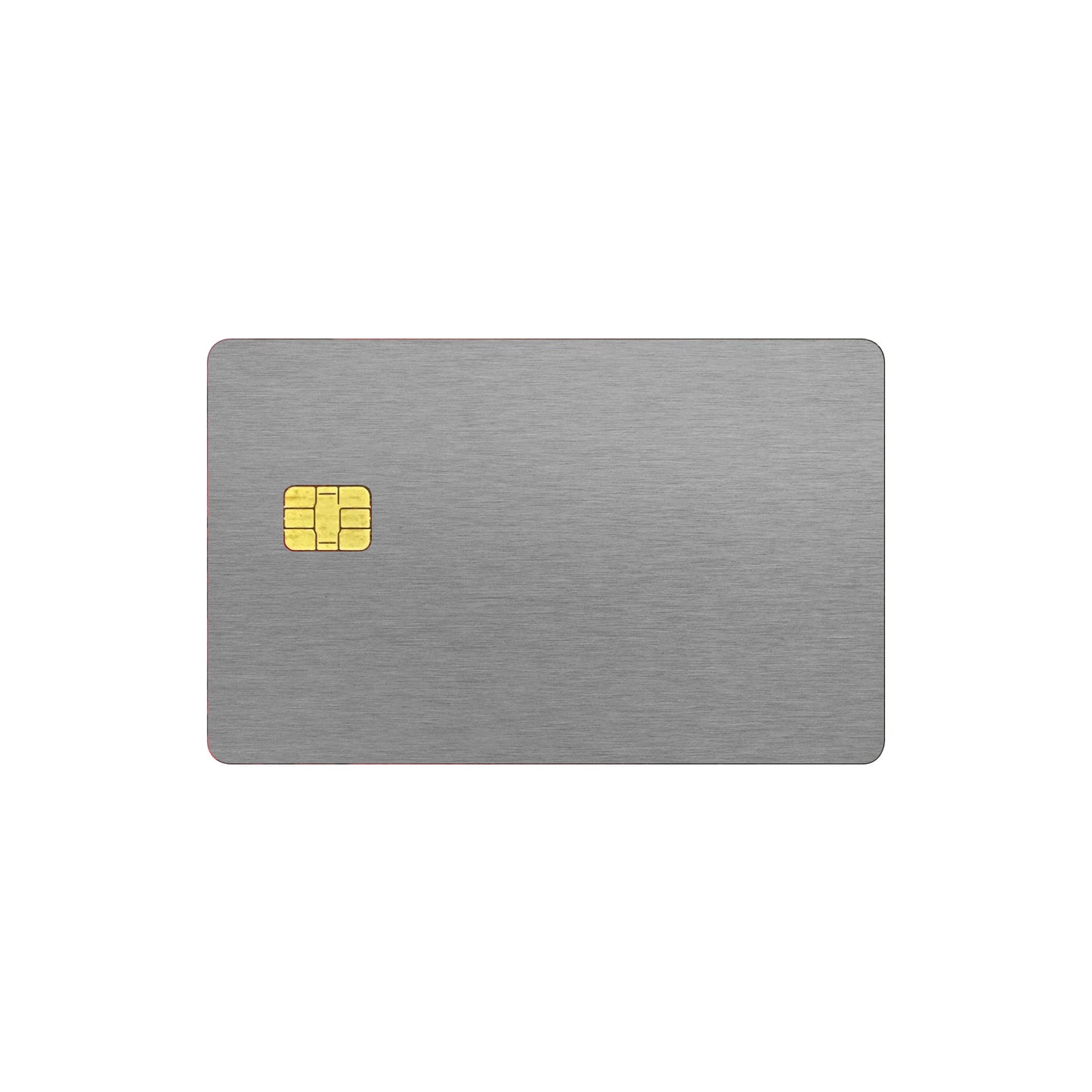 Skin Card Debit - Credit, Metallic 3D Graphite
