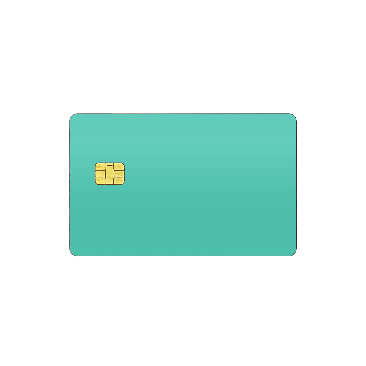 Skin Card Debit - Credit, Matt Mint Green