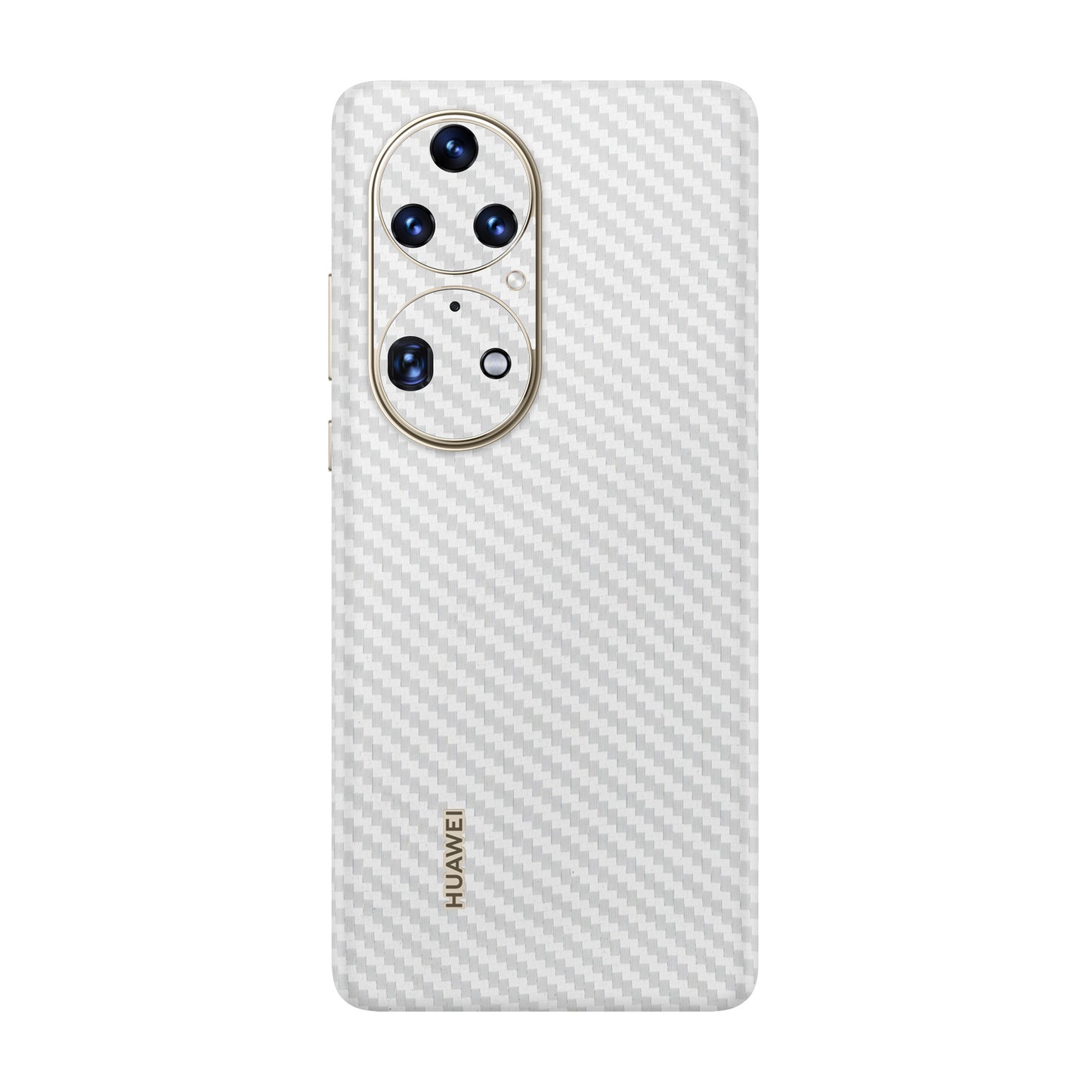 Skin Huawei P50 Pro, Carbon 3D White