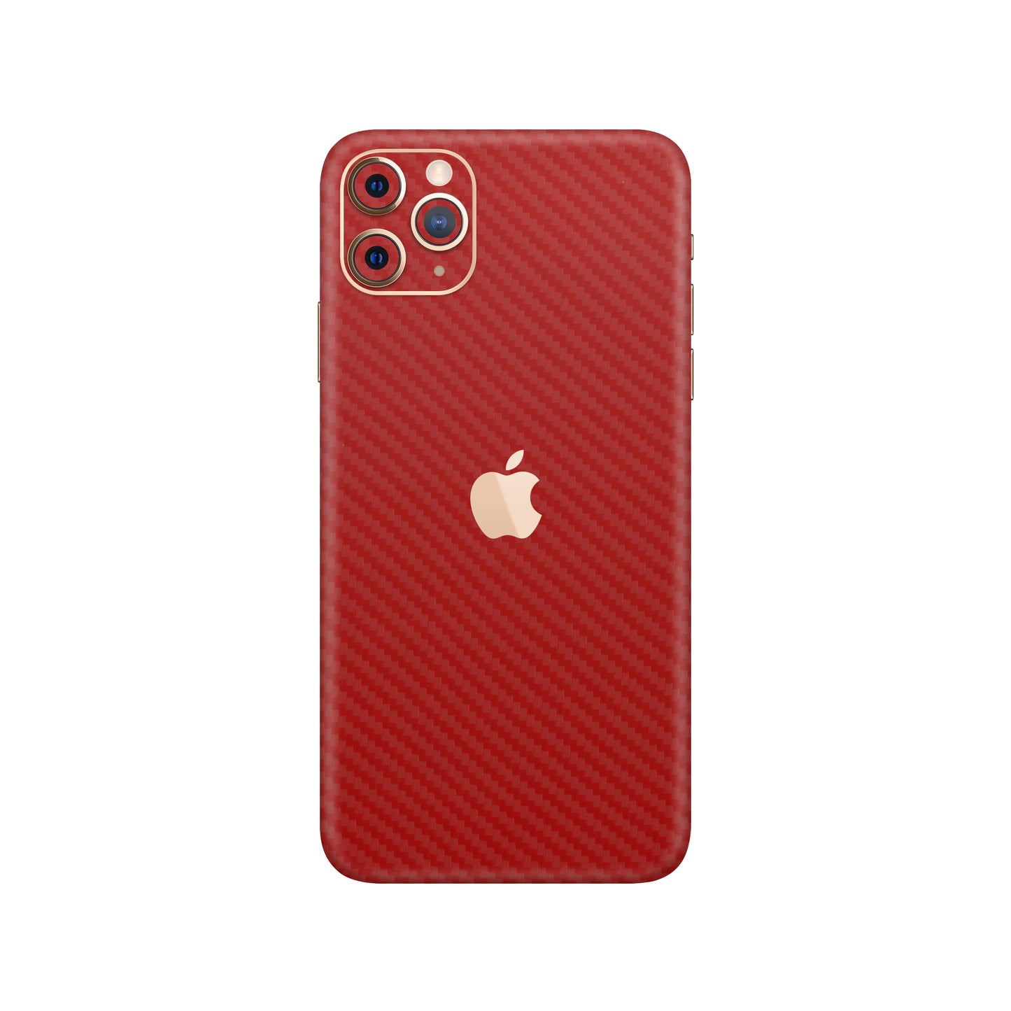 Skin iPhone 11 Pro, Carbon 3D Red
