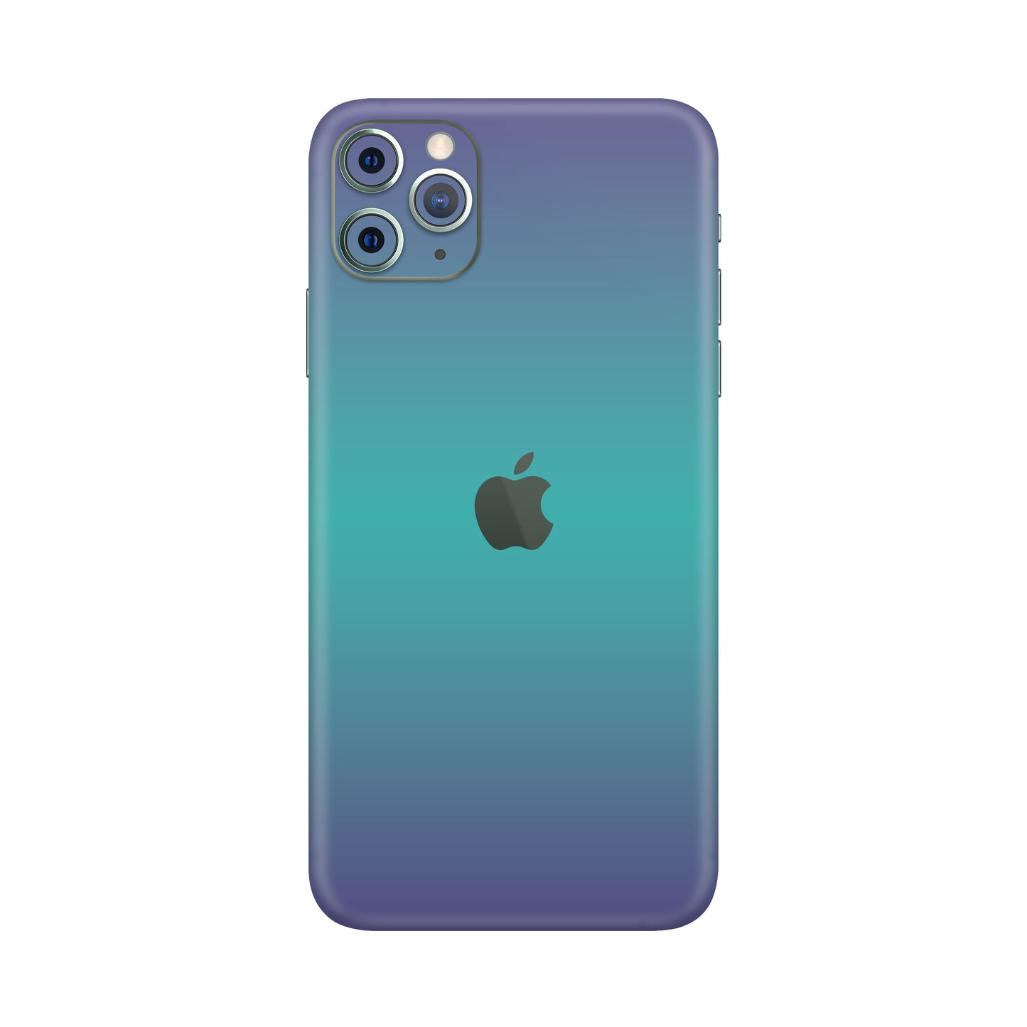 Folie de protectie iPhone 11 Pro Max, eSkins Unique, Skin Cameleon Turcoaz-Lavanda