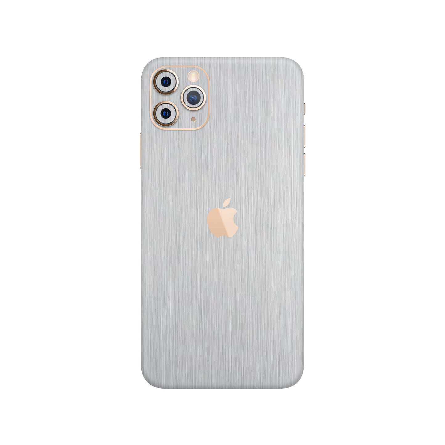 Folie de protectie iPhone 11 Pro, eSkins Elegans, Skin Metalic Gri