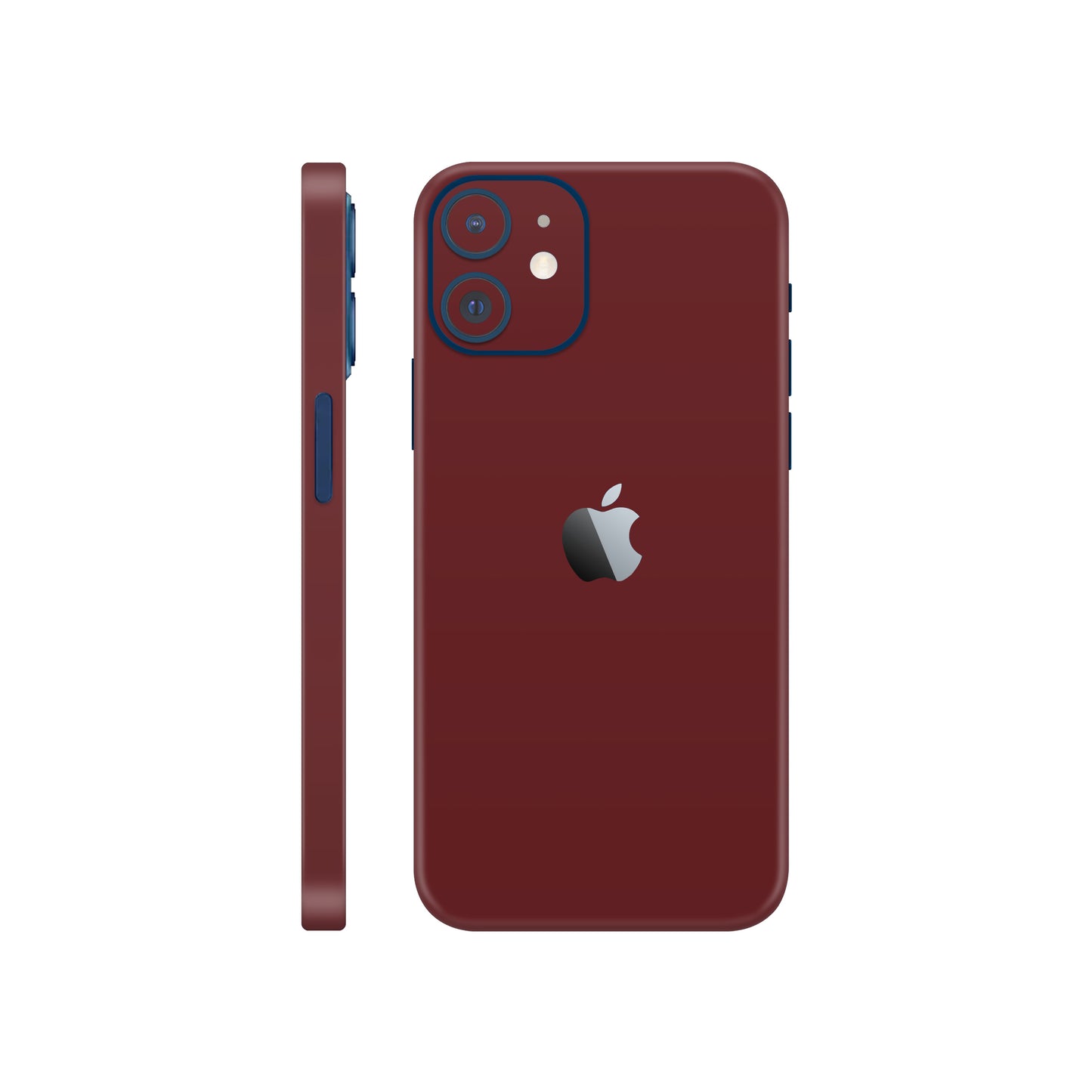 Folie de protectie iPhone 12 Mini, eSkins Unique, Skin Mat Cupru