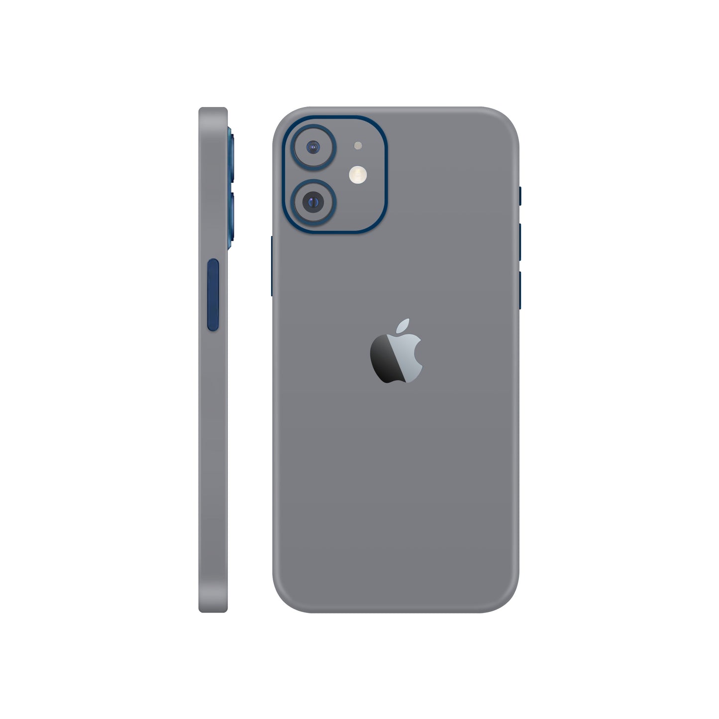 Skin iPhone 12 Mini, Matte Gray