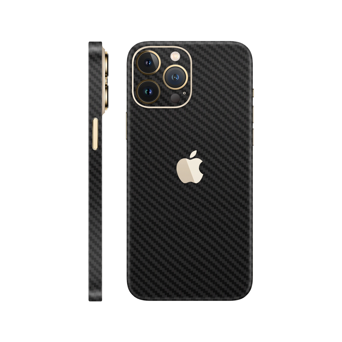 Skin iPhone 12 Pro, Carbon 3D Black