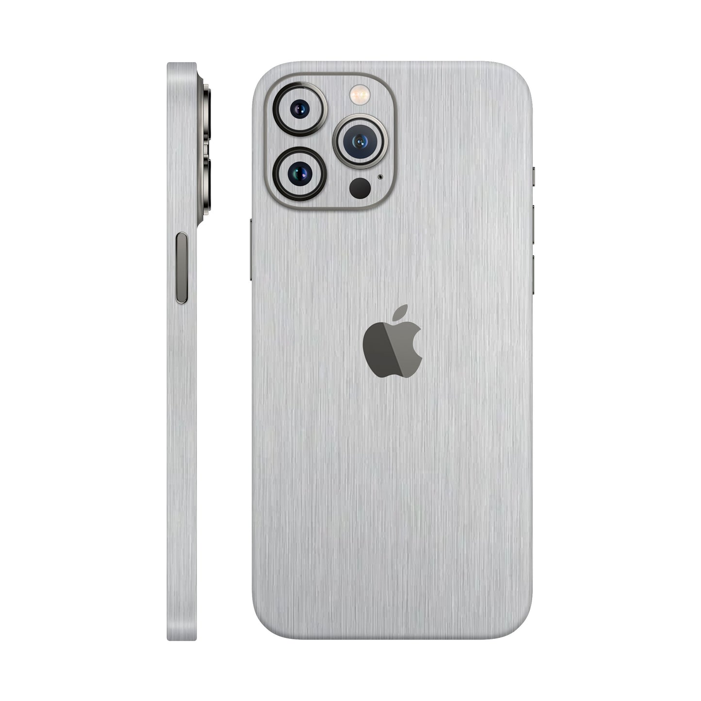 Folie de protectie iPhone 12 Pro Max, eSkins Elegans, Skin Metalic Gri