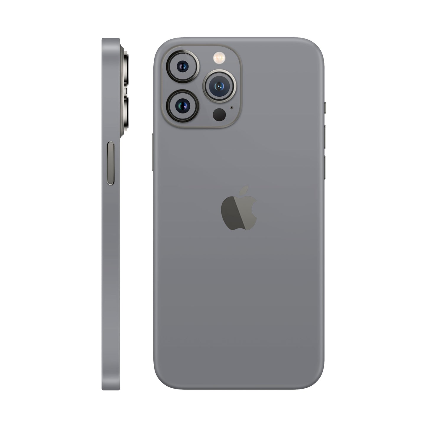 Folie de protectie iPhone 12 Pro Max, eSkins Unique, Skin Mat Gri