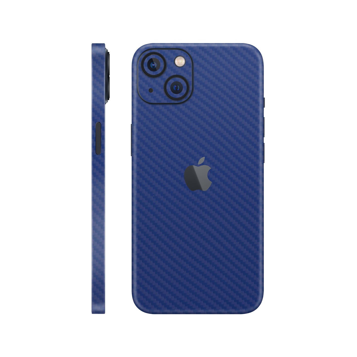 Skin iPhone 13, Carbon 3D Blue
