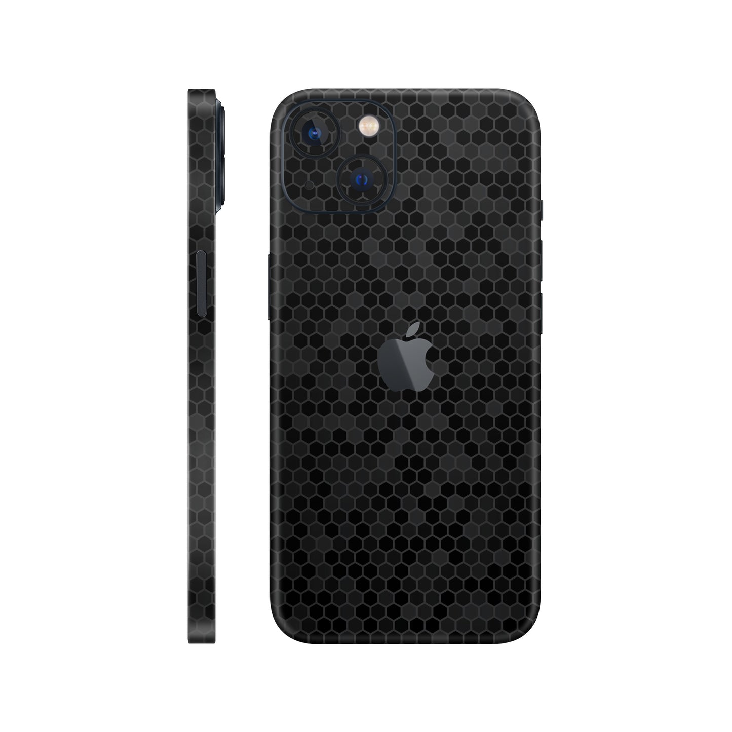 Skin iPhone 13, Honeycomb 3D Black
