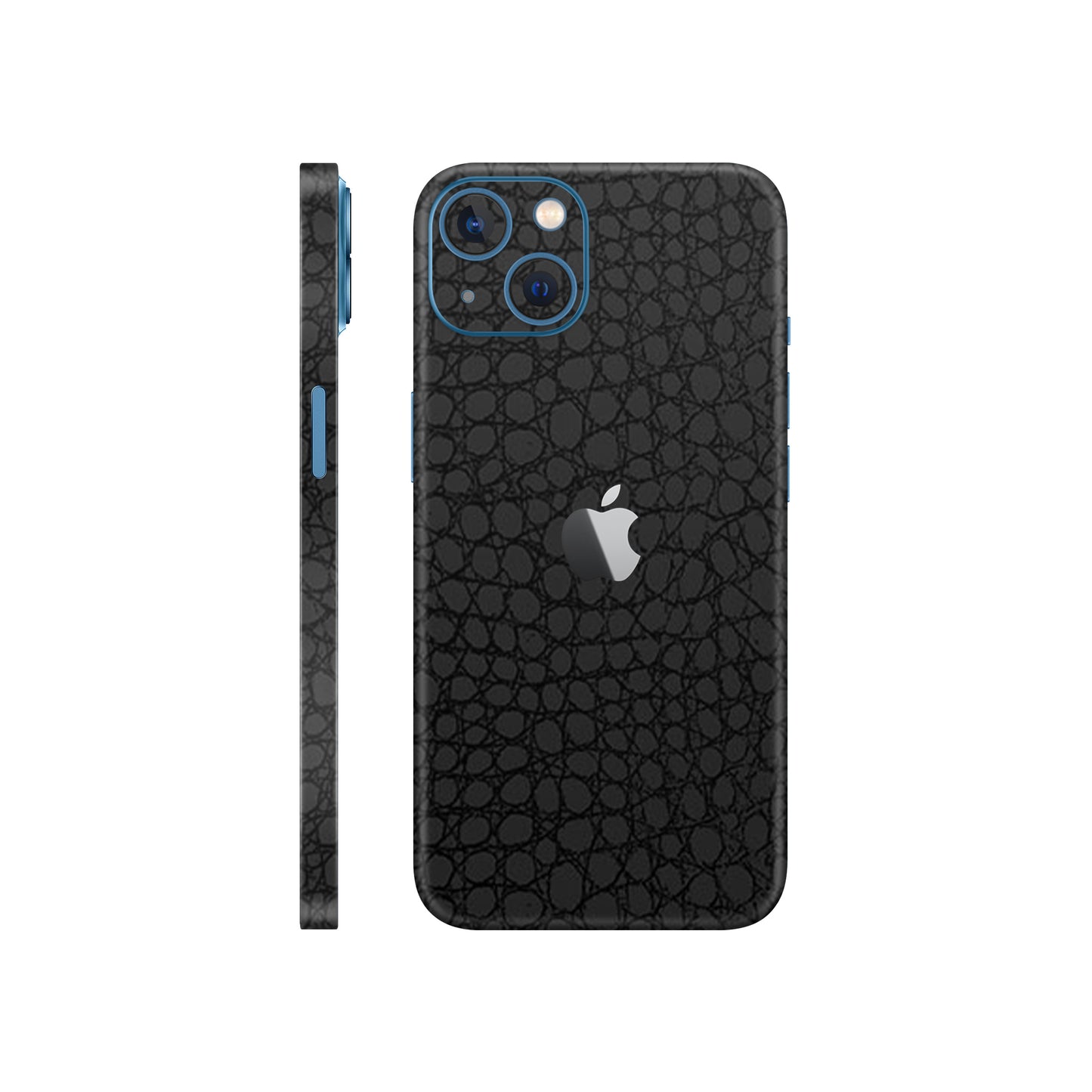 Skin iPhone 13 Mini, Croco 3D Black