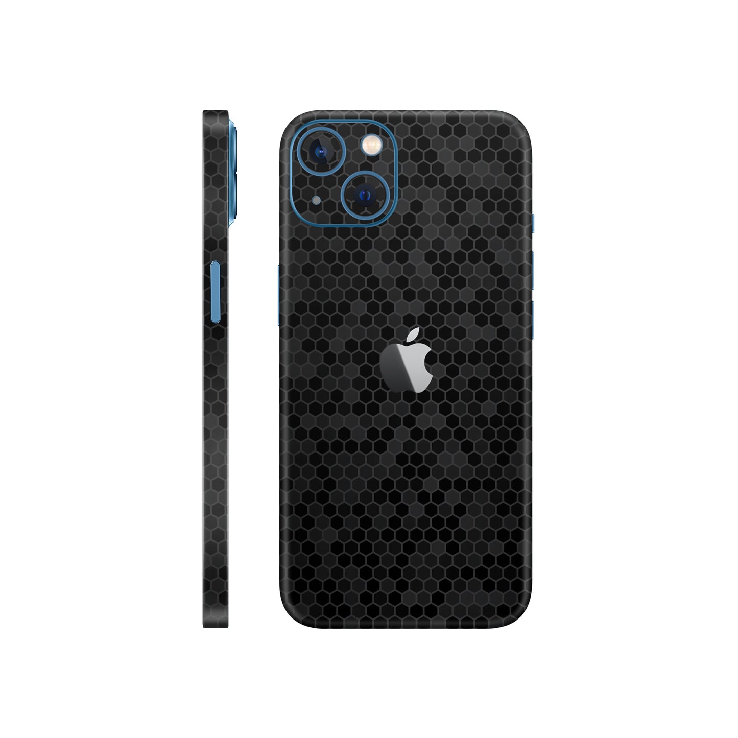 Skin iPhone 13 Mini, Honeycomb 3D Black
