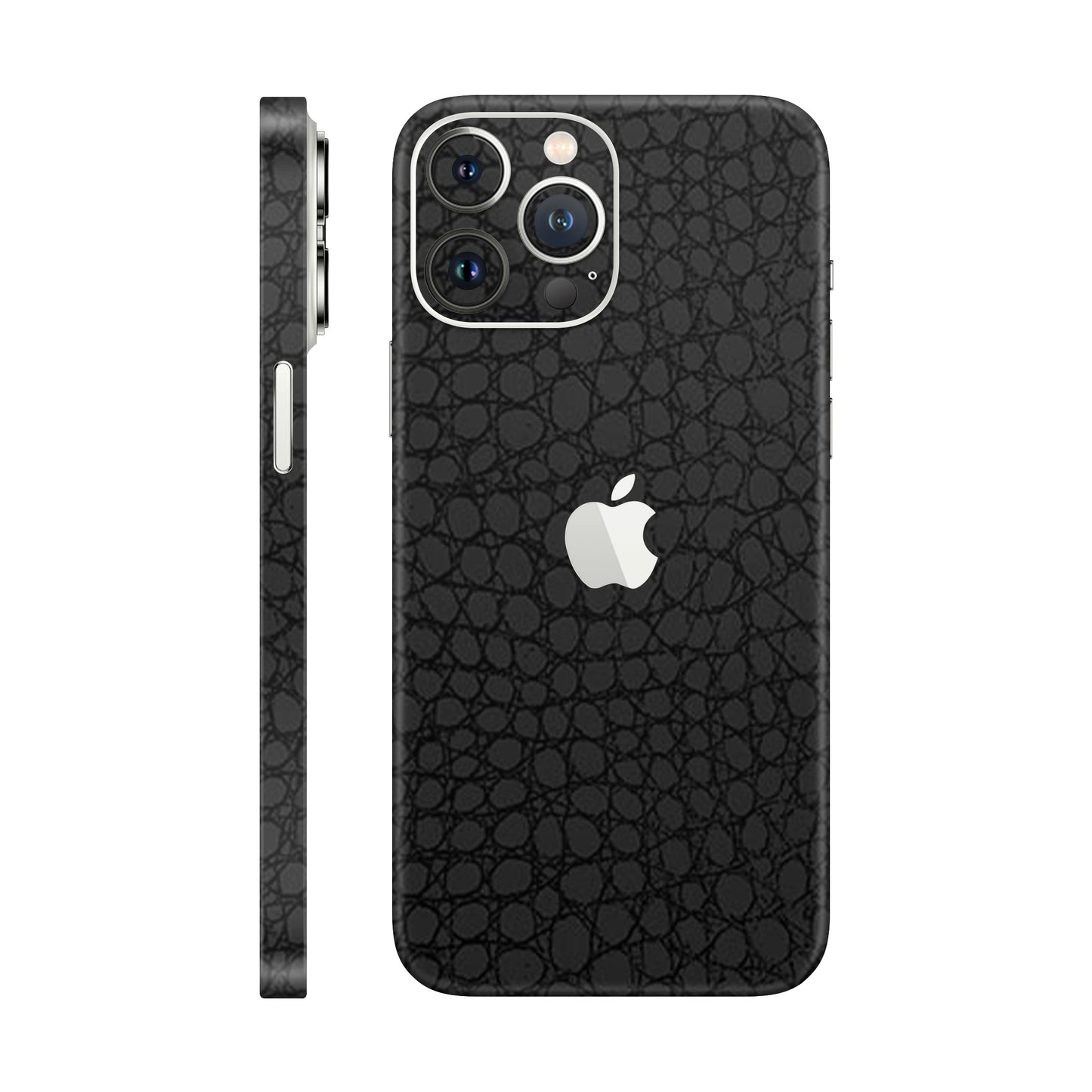 Skin iPhone 13 Pro Max, Croco 3D Black