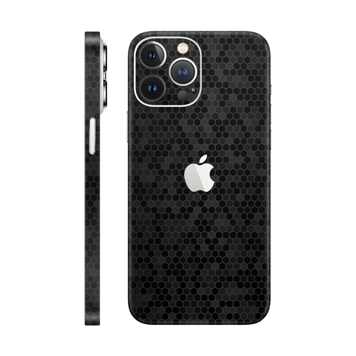 Skin iPhone 13 Pro Max, Honeycomb 3D Black