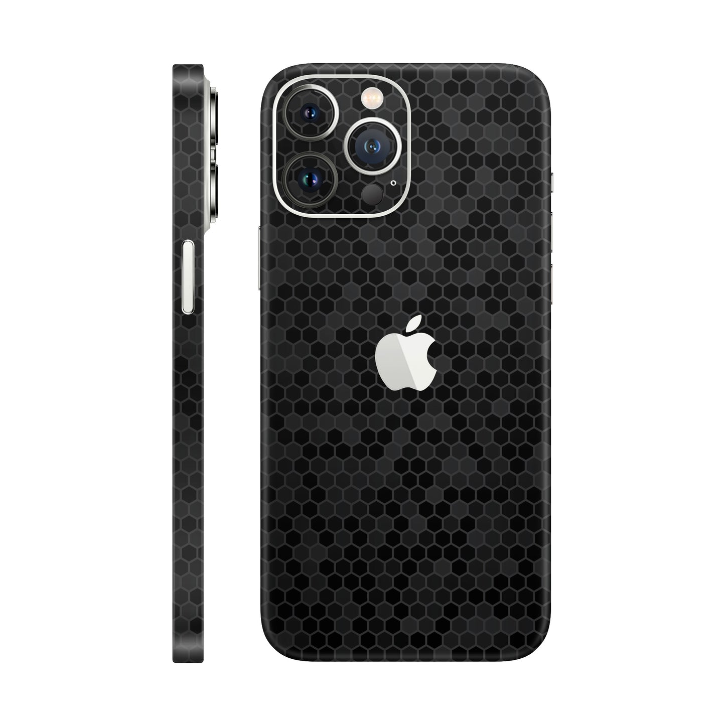 Skin iPhone 13 Pro Max, Honeycomb 3D Black
