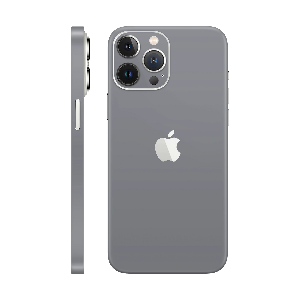 Folie de protectie pentru iPhone 13 Pro Max, eSkins Unique, Skin Mat Gri