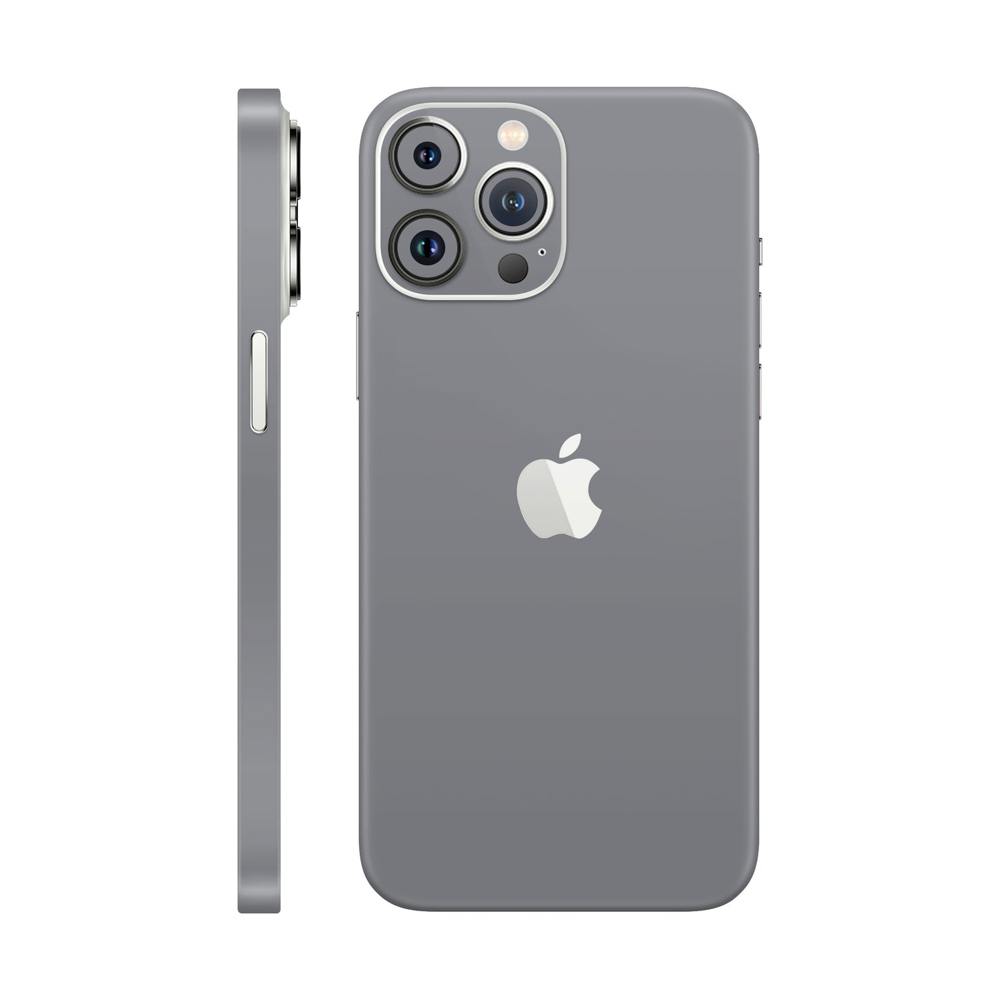 Folie de protectie iPhone 13 Pro Max, eSkins Unique, Skin Mat Gri