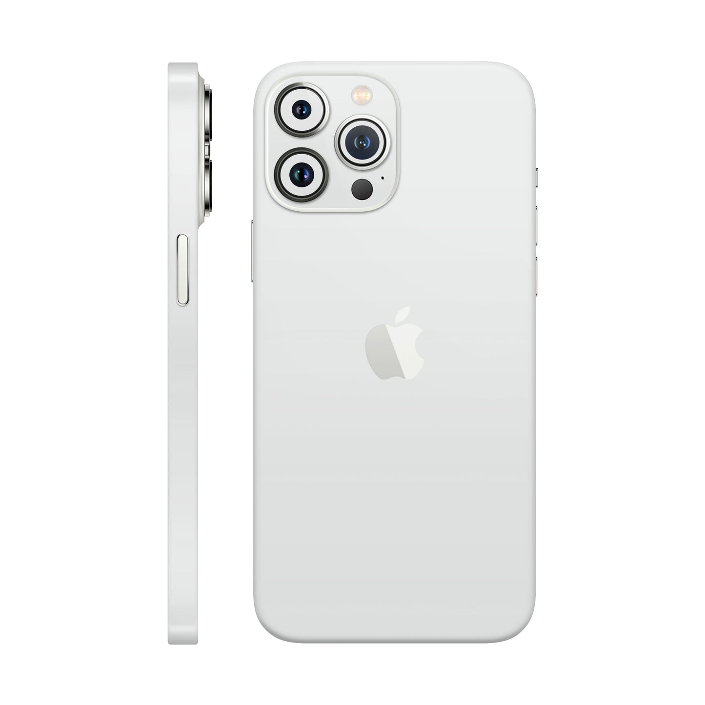 Folie de protectie iPhone 13 Pro Max, eSkins Unique, Skin Mat Alb