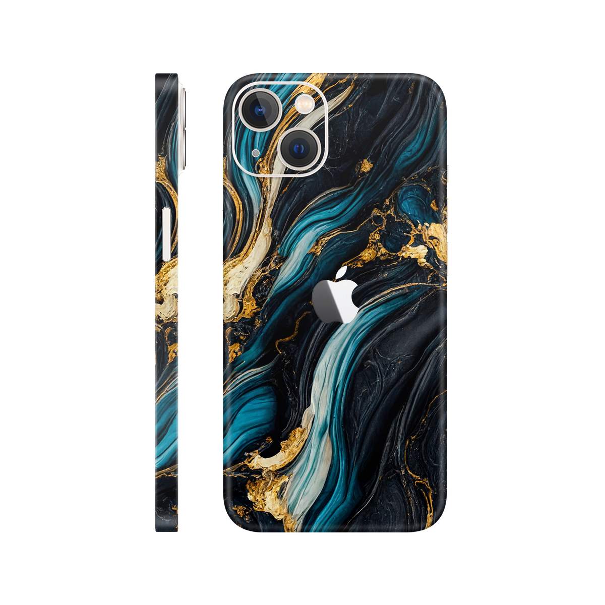 Folie de protectie pentru iPhone 14, eSkins Signature, Skin Mystic Ocean