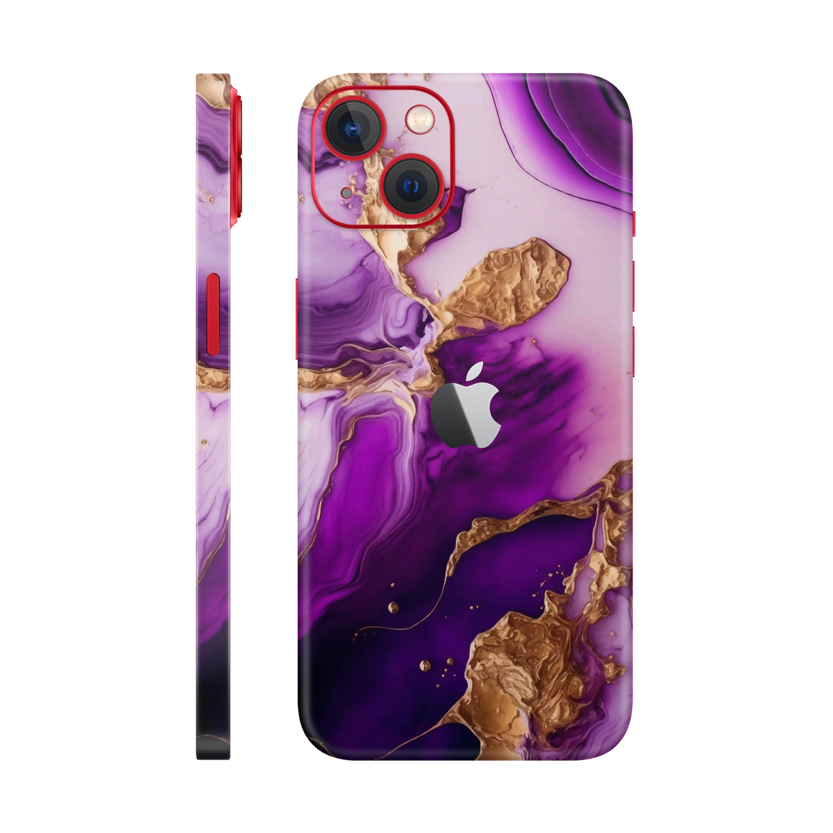 Folie de protectie pentru iPhone 14 Plus, eSkins Signature, Skin Amethyst Dream