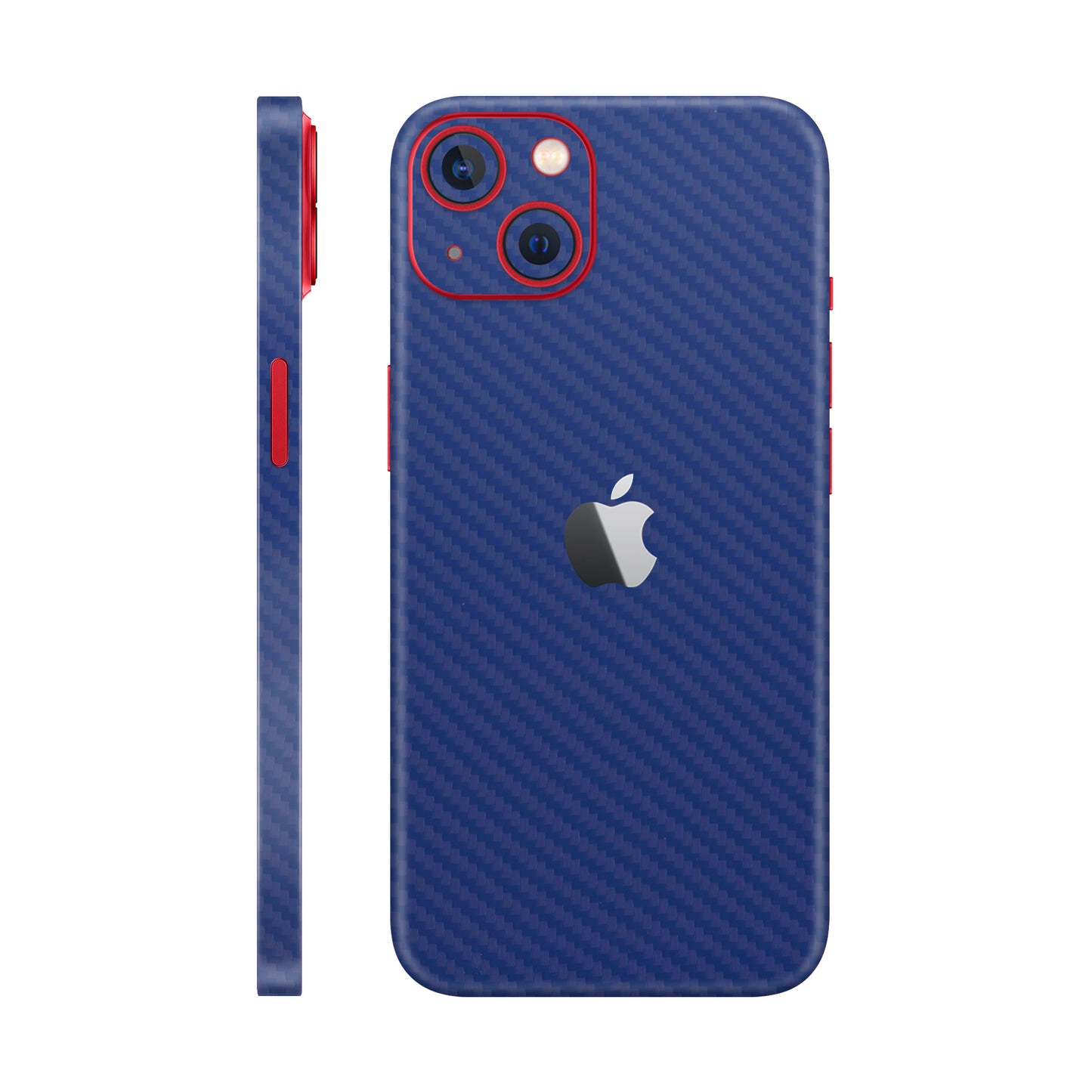 Skin iPhone 14 Plus, Carbon 3D Blue
