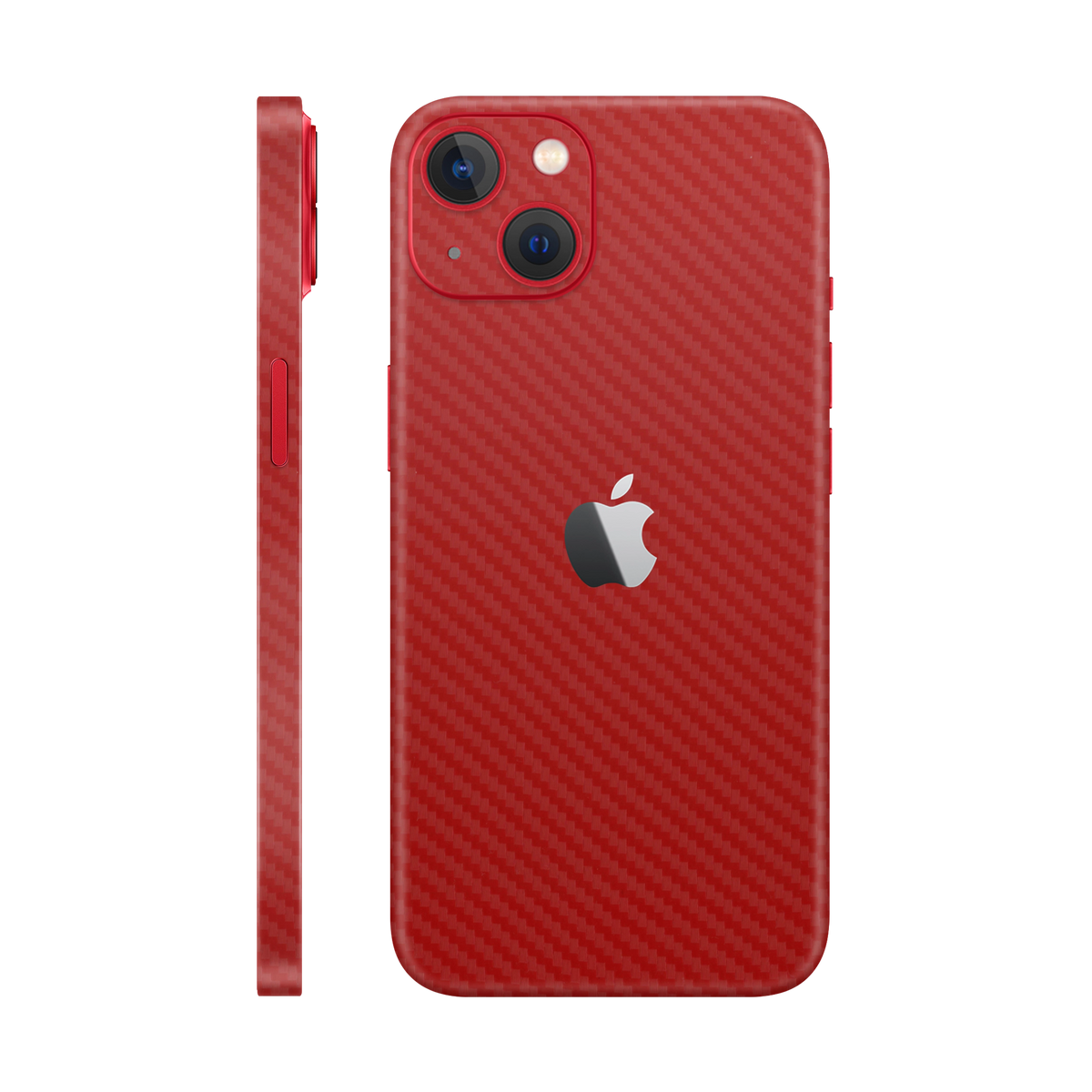 Skin iPhone 14 Plus, Carbon 3D Red