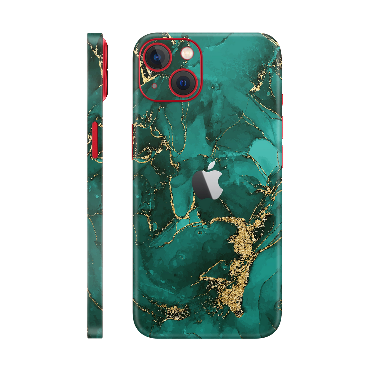 Folie de protectie pentru iPhone 14 Plus, eSkins Signature, Skin Ethereal Green