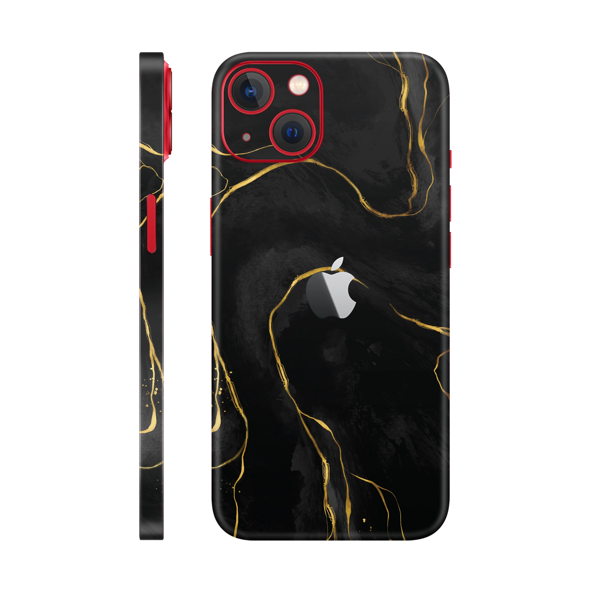 Folie de protectie pentru iPhone 14 Plus, eSkins Signature, Skin Golden Onyx
