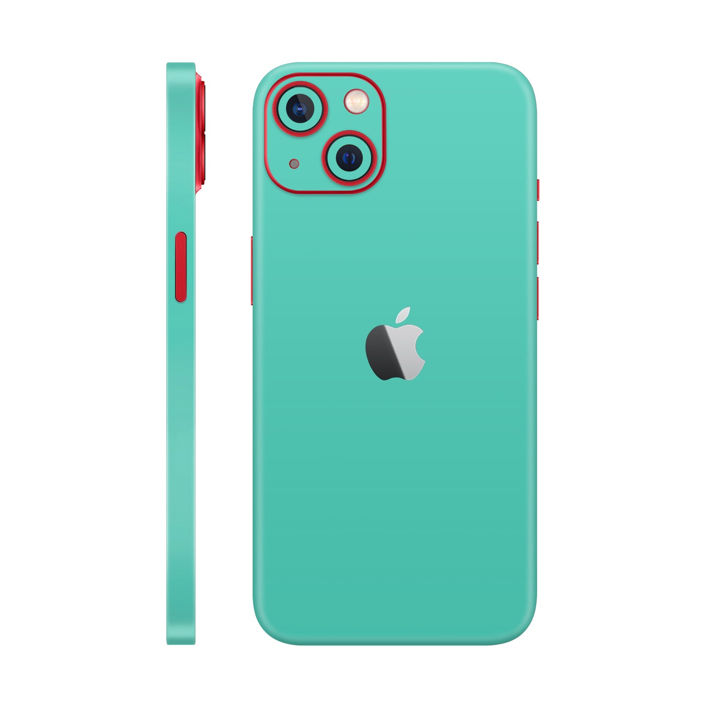 Folie de protectie iPhone 14 Plus, eSkins Unique, Skin Mat Verde Menta