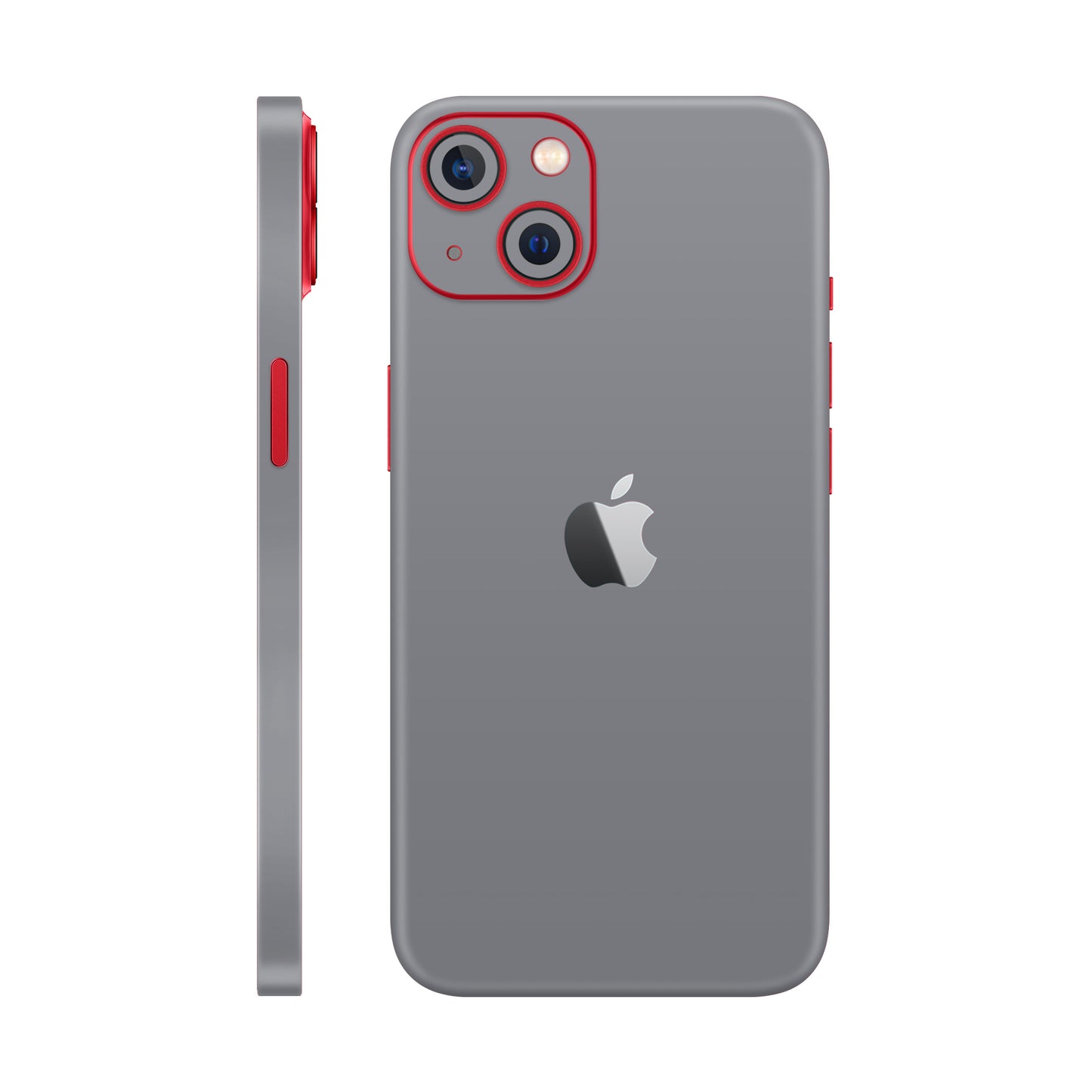 Folie de protectie iPhone 14 Plus, eSkins Unique, Skin Mat Gri
