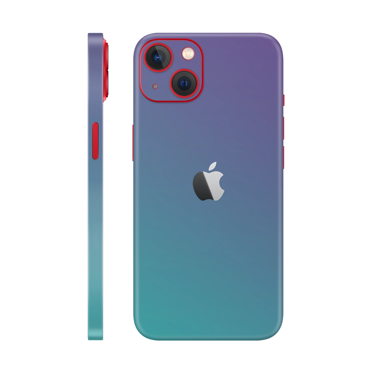 Skin iPhone 14 Plus, Chameleon Turquoise - Lavender