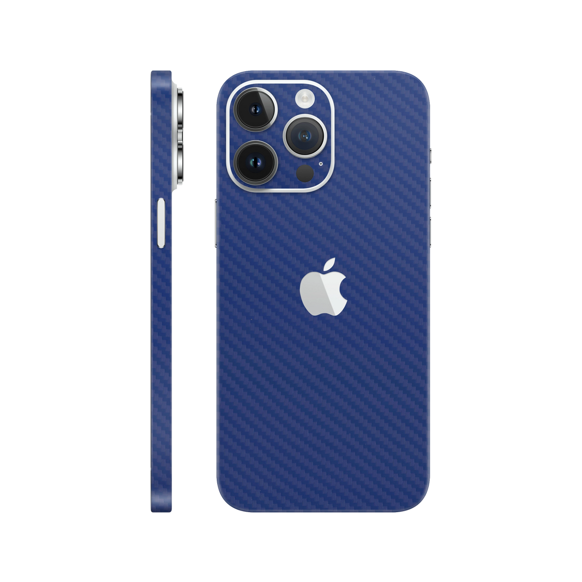 Skin iPhone 14 Pro, Carbon 3D Blue