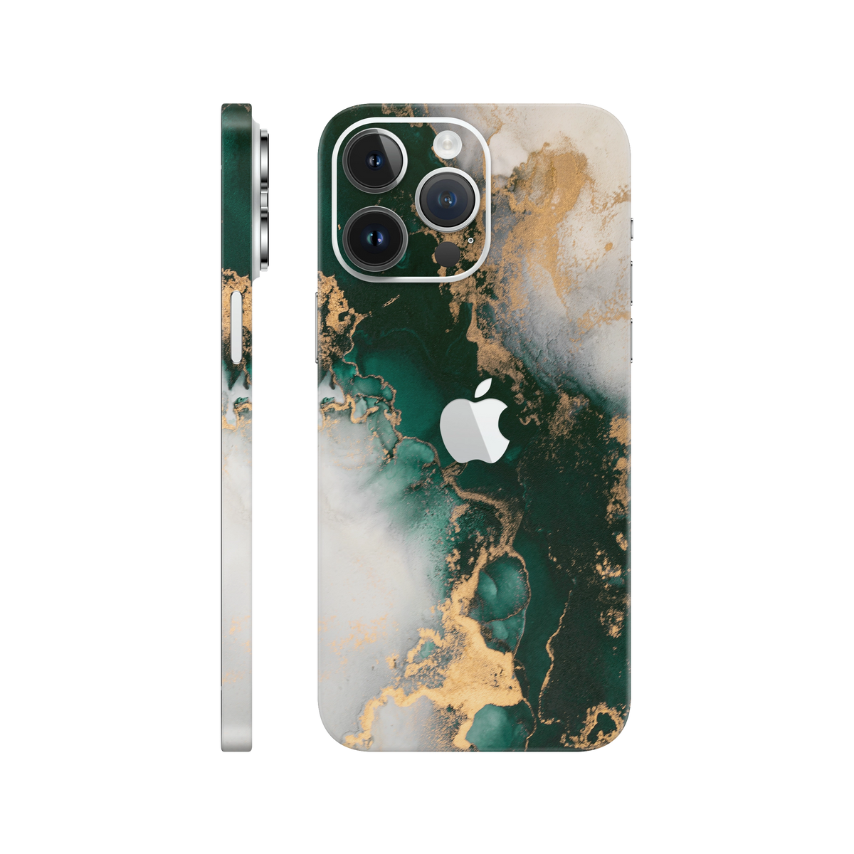 Folie de protectie pentru iPhone 14 Pro, eSkins Signature, Skin Forest Mist