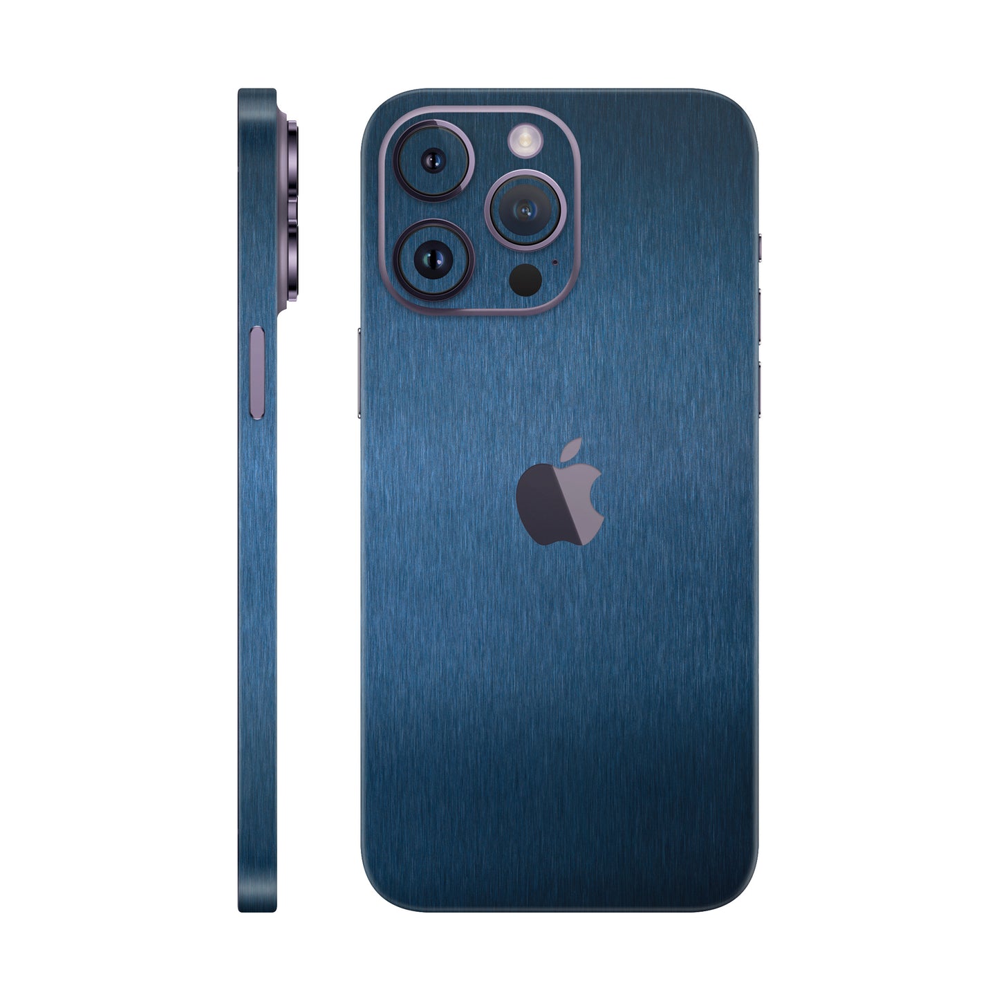 Skin iPhone 14 Pro Max, Metallic 3D Blue