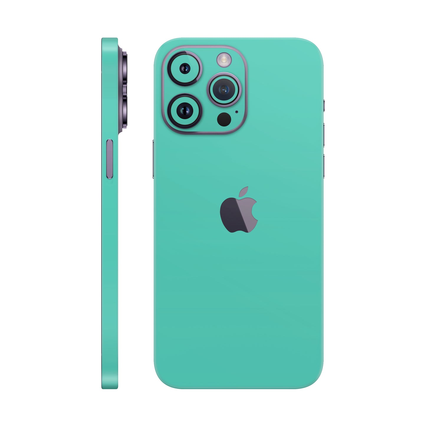 Folie de protectie iPhone 14 Pro Max, eSkins Unique, Skin Mat Verde Menta