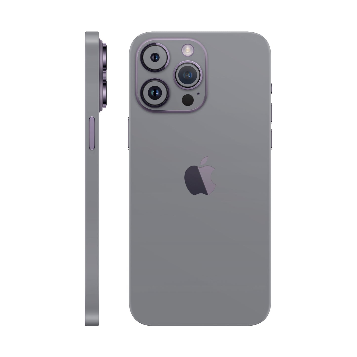 Folie de protectie iPhone 14 Pro Max, eSkins Unique, Skin Mat Gri