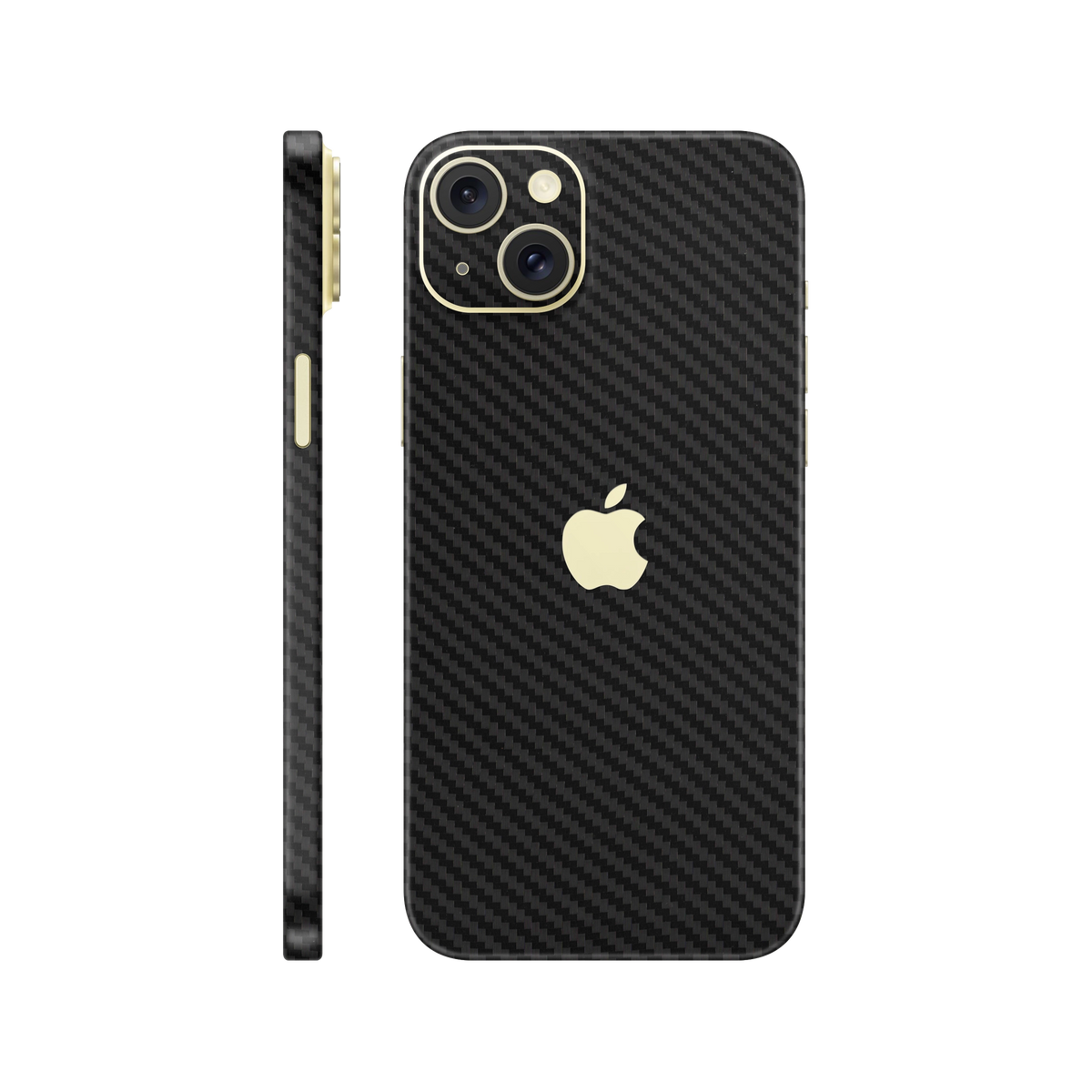 Skin iPhone 15, Carbon 3D Black