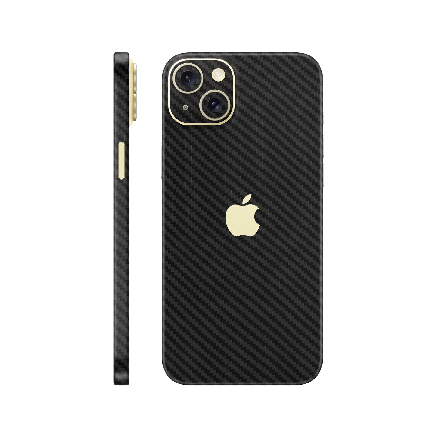 Skin iPhone 15, Carbon 3D Black