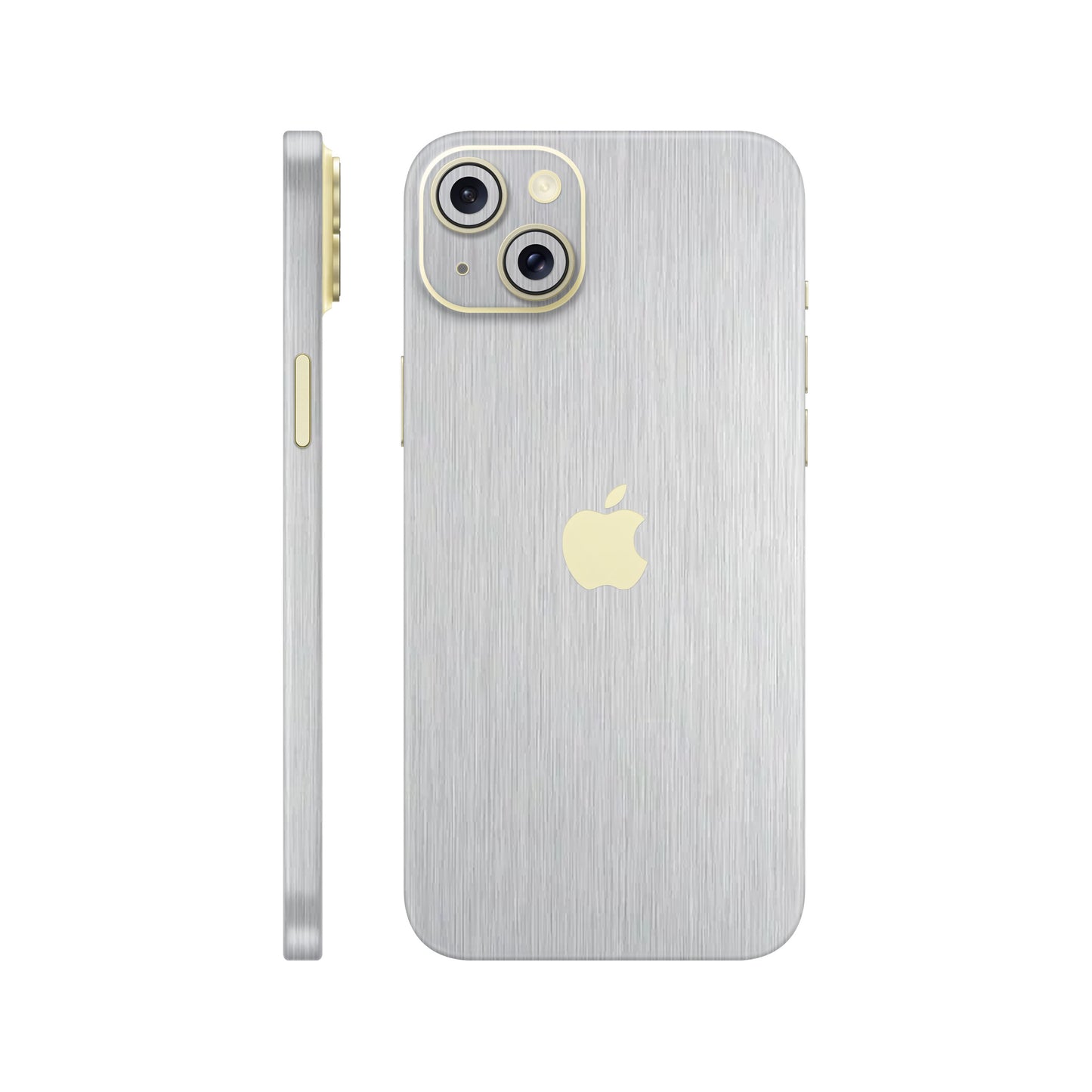 Skin iPhone 15, Metallic 3D Gray